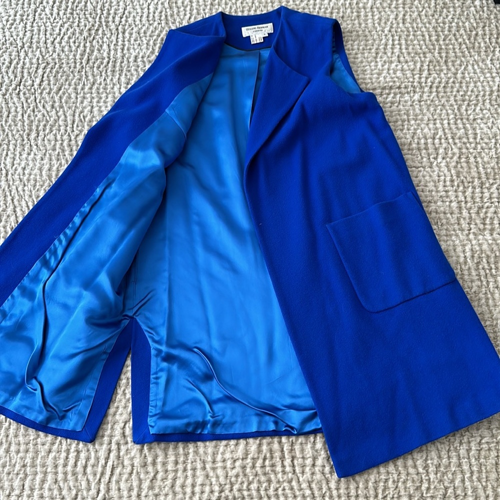 Helene Berman Royal Blue Vest